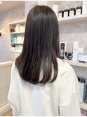 福山市美容室Caary人気 ナチュラル ポイントストレート