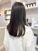 キャアリー(Caary)&nbsp;福山市美容室Caary人気 ナチュラル ポイントストレート