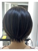 耳掛けショートスタイル/20代/30代/40代/50代/ミニボブ