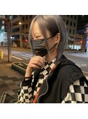 #シルバー　#ブリーチカラー　#ダブルカラー