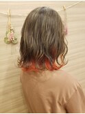 インナーカラー◎カッパーオレンジ