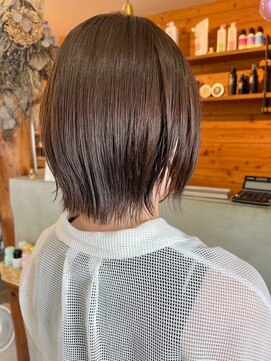 ビスクヘアデザイン(bisq hair design) ［佐賀/切りっぱなしボブ/ボブ/ベージュカラー/ショートボブ］