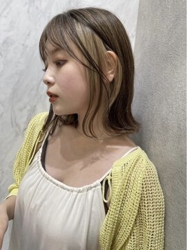 ロンドカスティーヨ 四日市(Lond castillo) 【futaba】外ハネボブ×インナーカラー