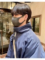 【お客様ヘア】メンズ大人気スタイル！シースルーマッシュ 黒髪