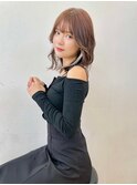 インナーカラー/イヤリングカラー/ホワイトカラー/ハイトーン