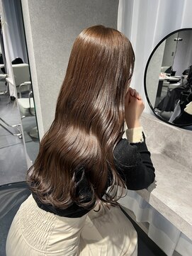 リラス 博多(rilas) 柔らかブラウン　ブラウンカラー　美髪のススメ　初Wカラー