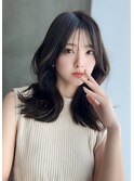 ★サイドバングうる艶髪くびれヘアナチュラルカール