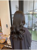 アッシュグレー/ブリーチなし/ロング☆五反田美容院
