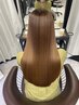 最高級Reluster縮毛矯正（酸性ストレート）+フルカラー＋似合わせカット