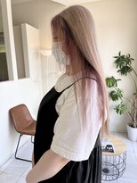 ラブユイット(LOVE HUIT)&nbsp;ダブルカラーピンクベージュ＆ミルクティー