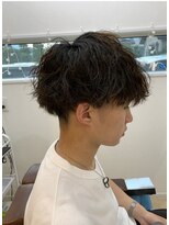 ダリアヘアー ミュウズ(Dahlia hair mieuxs) マッシュ　スパイラルパーマ