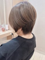 コーエン(cowen)&nbsp;ハンサムショート段カット絶壁グレージュマッシュアラフィフ