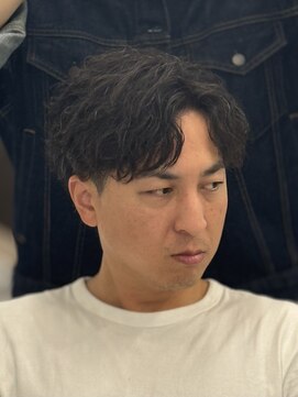 バース 梅田中崎町店(BIRTH) フェザーパーマセンターパート韓国メンズパーマ大阪パーマ