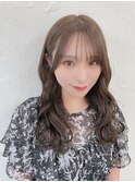 ブリーチなしダブルカラー/ブリーチなしオリーブ/髪質改善