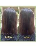 ボブ元通りの髪質へ