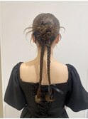 カチモリ×黒リボン/ヘアセット/横浜