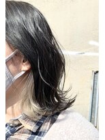 トンネルヘアー(Tunnel hair) イヤリングホワイトベージュ2
