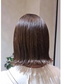 切りっぱなしボブ