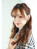 ガーリーヘアアレンジ