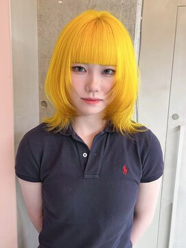 ソル バロール 表参道(SOL .valor) 顔周りレイヤーカットブリーチデザインカラーワンホンレイヤー◆