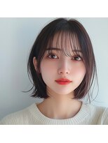 ロディーナコク 大口 新子安(rodina.coc)&nbsp;美髪カラー×外ハネボブ/ダブルカラー/髪質改善/韓国/ブリーチ