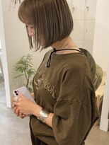 エイチ(811)&nbsp;ダークコーラルオレンジカチモリハーフアップヘーゼルグレージュ