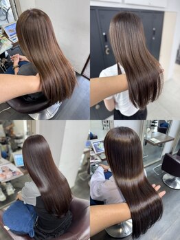 ノア(NOA by KENJE)の写真/徹底的にダメージレスにこだわった縮毛矯正で、艶のあるナチュラルストレートを実現★