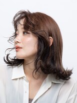 アース 溝の口店(HAIR&MAKE EARTH)&nbsp;ふんわりミディア[溝の口/髪質改善/縮毛矯正/白髪ぼかし]