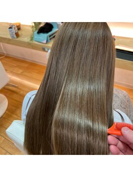 髪質改善 カラー