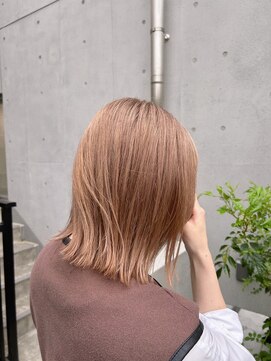 ディジョン 自由ヶ丘(Dijon) 韓国顔まわりレイヤーカットグレージュオリーブベージュブラウン