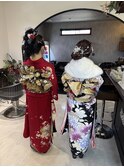 成人式！似合わせ小顔アップスタイルチュラル透明感カラー