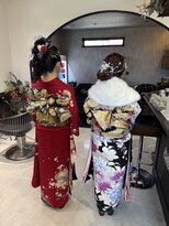 ビジョルノ つくばみどりの店(Begiorno)&nbsp;成人式！似合わせ小顔アップスタイルチュラル透明感カラー