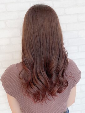 ヘアープロデュース ラピセット 松山(Lapset) ブリーチなし◎ロング髪質改善×ピンクベージュで艶めく