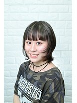 美容室ラトリエ コモ 新所沢店 ミディウルフ×ハイライト