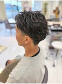 大人の2ブロックパーマ
