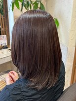 ヘアリゾート粋 ティガ 池袋店(tiga) 髪質改善/チョコレートブラウン/ミディアムヘア