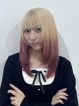 アロハナ 津店(ALOHANA) 10代20代ハイトーンデザインカラー/グラデーションピンク