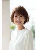 ４０代５０代◎白髪ぼかしハイライト夏カラー髪質改善