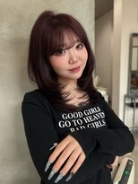 エイティエイト(88)&nbsp;韓国ヘア　ラベンダーグレージュ　レイヤーカット