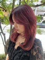 カフェアンドヘアサロン リバーブ(cafe&hair salon re:verb)&nbsp;ワインレッドカラー☆