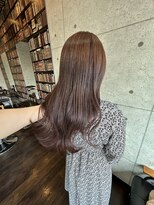 ヘアサロン レゴリス 都城店(REGOLITH)&nbsp;ピンクベージュ　セミロング