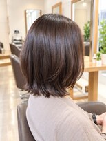 髪質改善サロン WE BE PARSLEY atre 川越店【ウィービーパセリアトレ】&nbsp;艶髪ブラウンの大人レイヤーボブ
