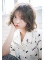 インデックスヘアー 亀戸店 インデックスヘアー亀戸店 柔らかベージュ 大人可愛いセミ