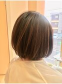 【Perfume by afloat】小顔◎若見え◎前下がりショートボブ