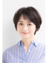 ラフ フロム ガーデン(Laf from GARDEN)&nbsp;加藤貴大40代50代にオススメな黒髪ショートバング　銀座/有楽町