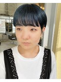 マッシュショート/ネイビーブルー