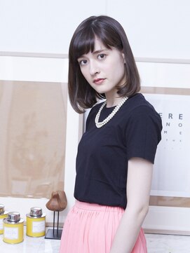 クローゼット 新宿(closet) 外ハネボブ/ペールベージュ[髪質改善/ヘッドスパ白髪染め/新宿】