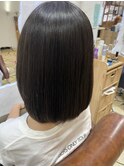 #ミディアムストレート#縮毛矯正