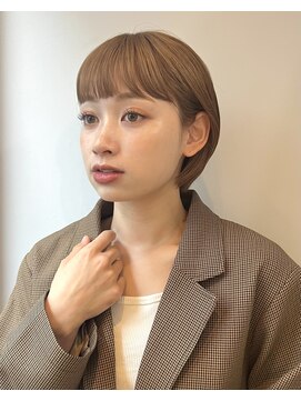 ネオリーブアイム 横浜西口店(Neolive aim) ショートボブ☆ハイトーンベージュ【横浜】