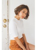 ゆるカジュアルミディアムパーマ